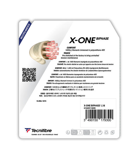 Теннисные струны X-ONE BIPHASE Black — изображение 2