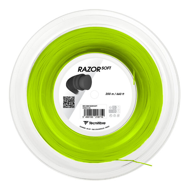 Теннисные струны REEL 200M RAZOR SOFT LIME — изображение 2