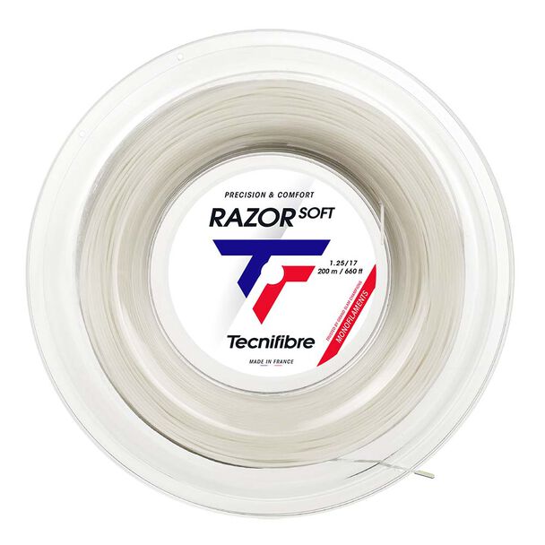 Теннисные струны REEL 200M RAZOR SOFT WHITE